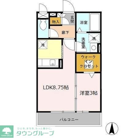 ベルレージュの物件間取画像